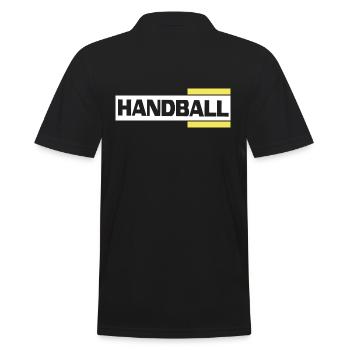 logo du club de handball handballeur - Polo Homme - noir - Dos - Kai (181cm)