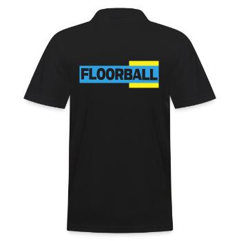Floorball Floorball Logo Floorball Sports - Polo Homme - noir - Dos - Kai (181cm)