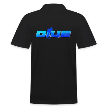 diving Diving addicted deep dive - Men's Polo Shirt - black - Back - Kai (181cm)