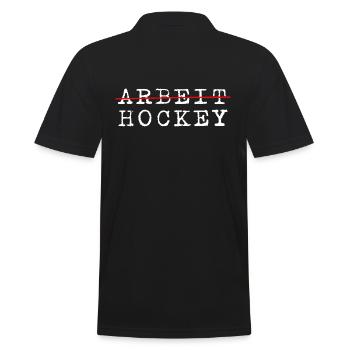 Hockey Feldhockey Hockeysport Kunstrasenhockey - Männer Poloshirt - Schwarz - Hinten - Kai (181cm)