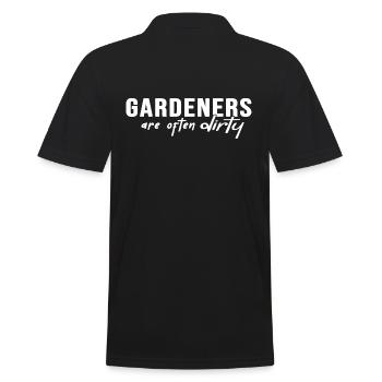 Jardinage Jardin biologique Jardin potager indépendant - Polo Homme - noir - Dos - Kai (181cm)
