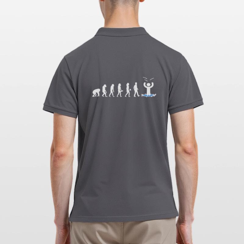 eisbaden eiskalt eisbader evolution kneipp eisloch Männer Poloshirt