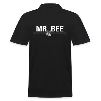 Hobbyimker Imker macht Honig Bienevolk - Männer Poloshirt - Schwarz - Hinten - Kai (181cm)