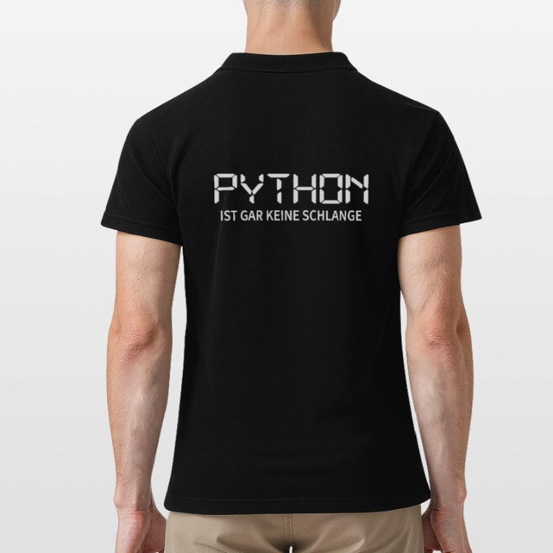 Nerd Python-Coder Server Télécharger la programmation Polo Homme