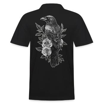 Corbeau - Polo Homme - noir - Dos - Kai (181cm)