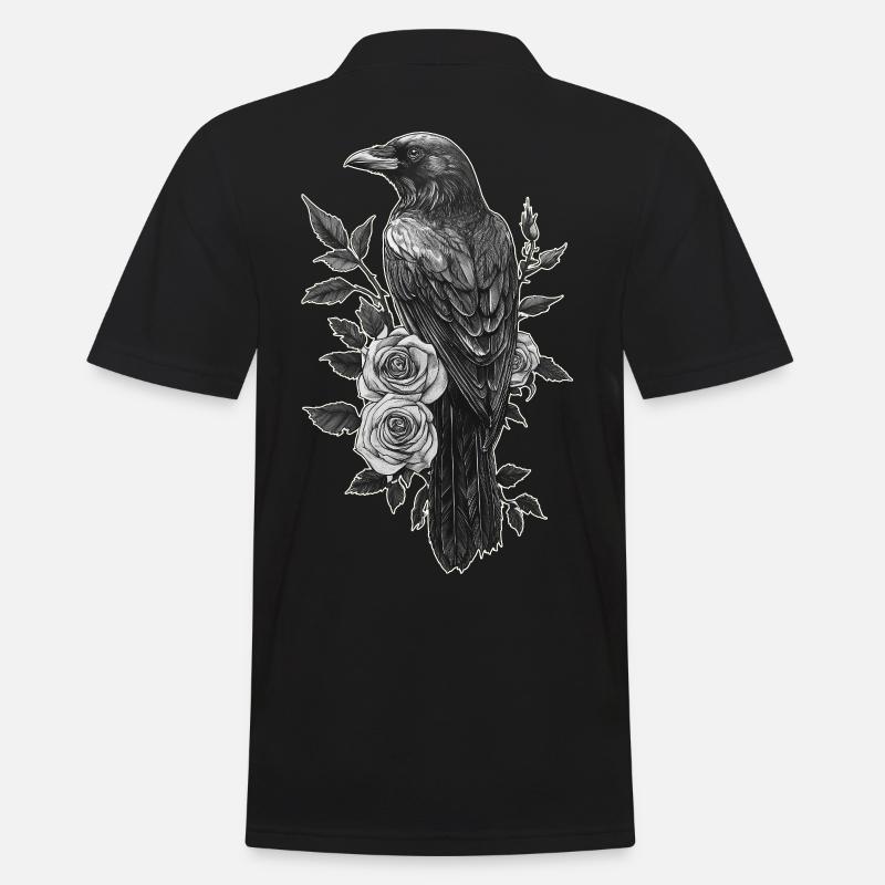 Raven - Men's Polo Shirt - black