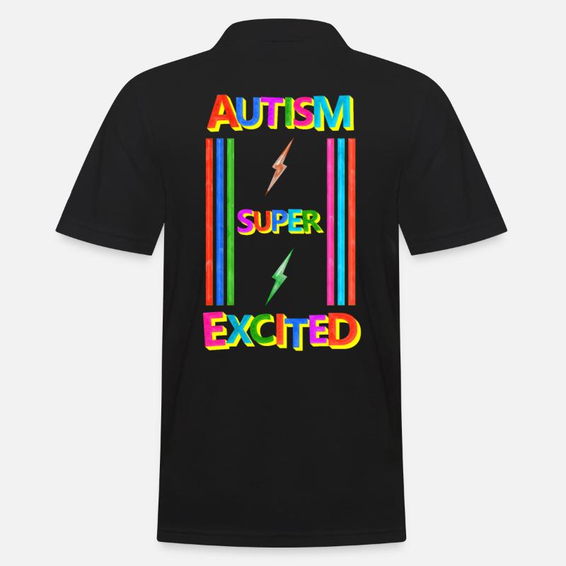 Autisme - Polo Homme - noir