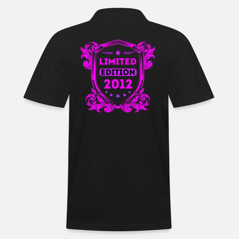 2012 - Männer Poloshirt - Schwarz