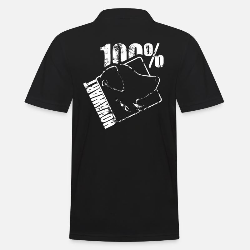 HOVAWART 100 - Männer Poloshirt - Schwarz