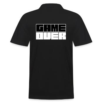 Gamer Zocker Game Over - Polo Homme - noir - Dos - Kai (181cm)
