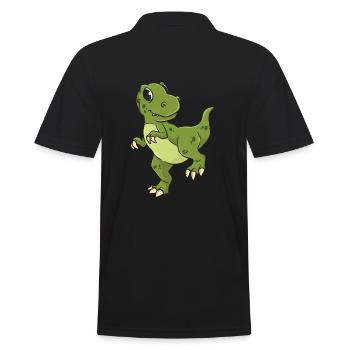 DinosaureS Dino T-Rex - Polo Homme - noir - Dos - Kai (181cm)