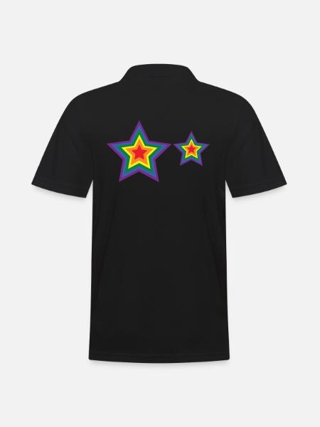 Gay Stars - Men's Polo Shirt - black