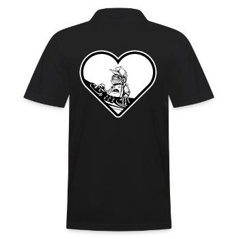 DJ Audio Sound Mixer Synthesize Mixtape - Men's Polo Shirt - black - Back - Kai (181cm)