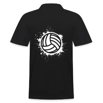 Ballon de plage de volleyball - Polo Homme - noir - Dos - Kai (181cm)