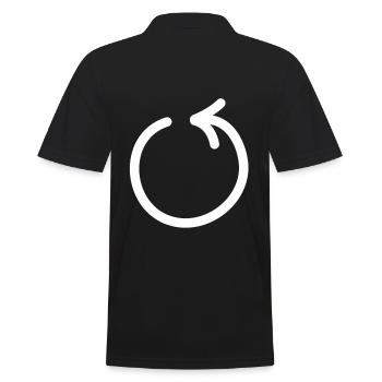 Flèche de cercle - Polo Homme - noir - Dos - Kai (181cm)