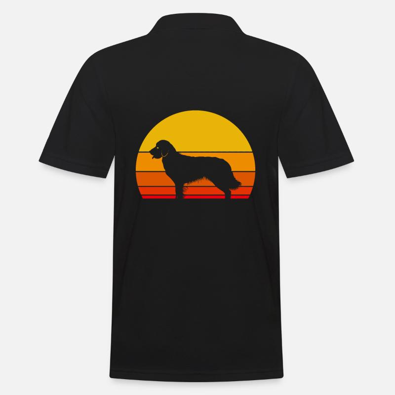 Golden Retriever - Männer Poloshirt - Schwarz