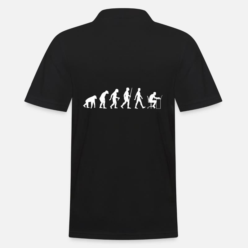 Evolution des jeux - Polo Homme - noir