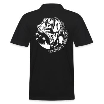 Epagneul Chien de chasse Breton Chasseur Chiens de chasse Wilsigns - Polo Homme - noir - Dos - Kai (181cm)