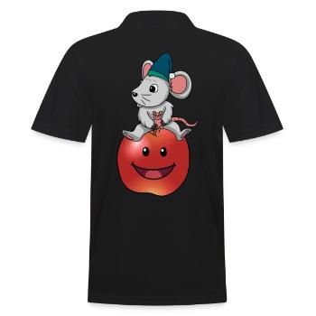 Souris Souris Animaux Rongeurs Enfants Bébés rongeurs - Polo Homme - noir - Dos - Kai (181cm)