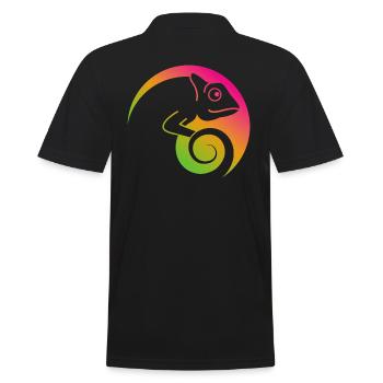 CHAMÄLION - Polo Homme - noir - Dos - Kai (181cm)