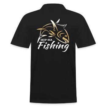 Pêche au thon - Polo Homme - noir - Dos - Kai (181cm)