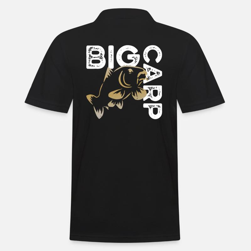 Big Carp - Männer Poloshirt - Schwarz