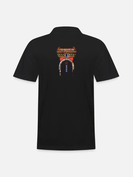Chinesisch_Architektur_Beihai_Xitianfanjing - Men's Polo Shirt - black