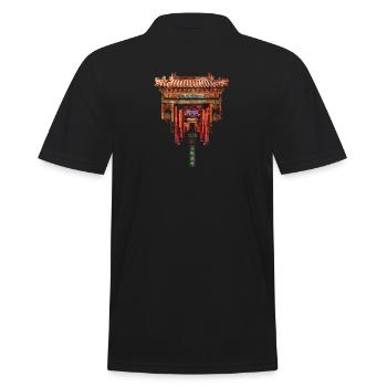 Chinesisch_Architektur_Jingyao1420_Forbidden ville - Polo Homme - noir - Dos - Kai (181cm)