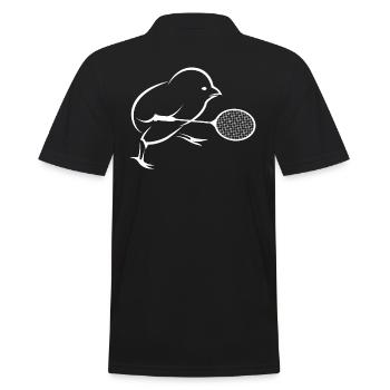 badminton badminton joueur de badminton - Polo Homme - noir - Dos - Kai (181cm)