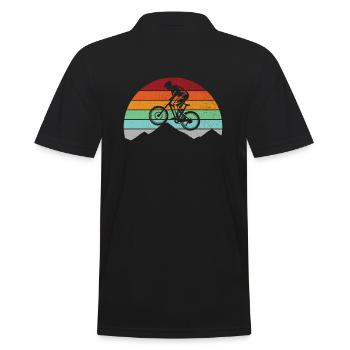 VTT VTT VTT Bike Shirt - Polo Homme - noir - Dos - Kai (181cm)