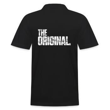 The Original - Men's Polo Shirt - black - Back - Kai (181cm)