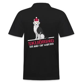 Skijoring Dog Zughund Skijoering Husky-Ski - Polo Homme - noir - Dos - Kai (181cm)