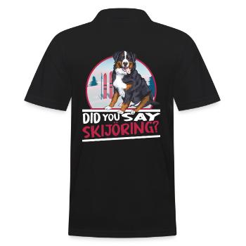Skijoring Mountain Dog Skijoering Team - Polo Homme - noir - Dos - Kai (181cm)