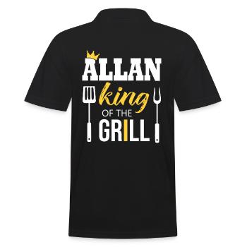 Allan king of the grill - Polo Homme - noir - Dos - Kai (181cm)