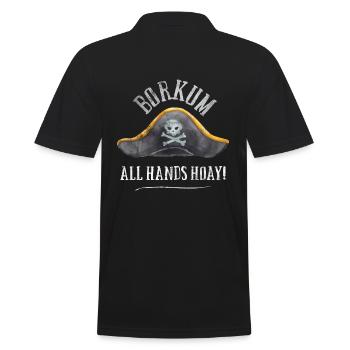 Borkum Toutes les mains Hoay Pirate - Polo Homme - noir - Dos - Kai (181cm)