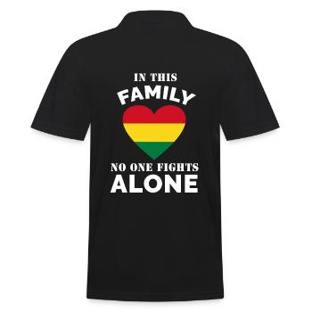 Bolivie Famille Spruch - Polo Homme - noir - Dos - Kai (181cm)