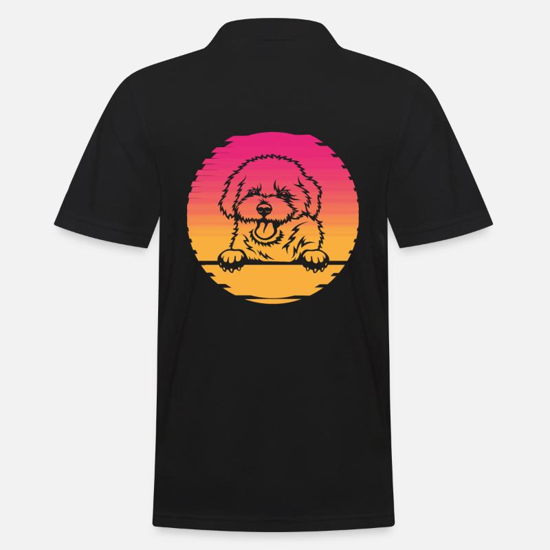 Bichon Frise - Männer Poloshirt - Schwarz