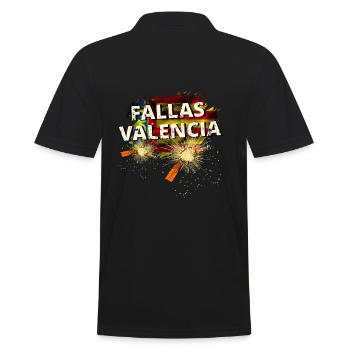 Fallas Valencia Trueno Drapeau - Polo Homme - noir - Dos - Kai (181cm)