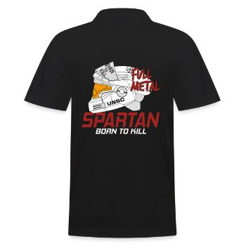 Full Metal Spartan White Edition - Polo Homme - noir - Dos - Kai (181cm)