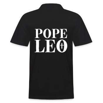 POPE Leo - Männer Poloshirt - Schwarz - Hinten - Kai (181cm)
