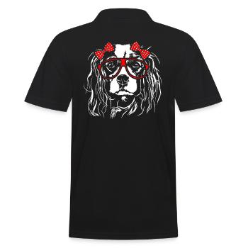 CAVALIER KING CHARLES SPANIEL Fille Wilsigns - Polo Homme - noir - Dos - Kai (181cm)