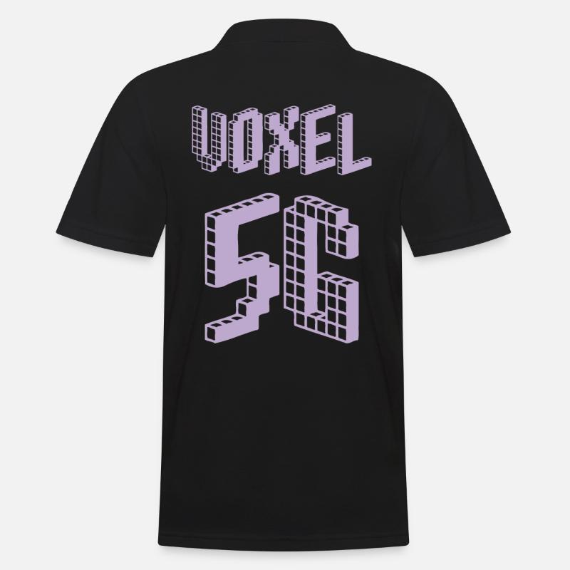 Voxel 5g - Männer Poloshirt - Schwarz