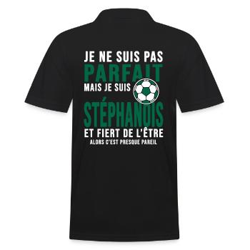 Saint étienne club football Club verts Stéphanois - Polo Homme - noir - Dos - Kai (181cm)