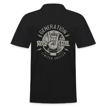 1993 Anniversaire - Polo Homme - noir - Dos - Kai (181cm)