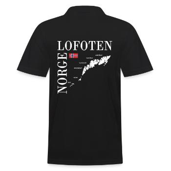 norge lofoten ile norvège norvege scandinavie - Polo Homme - noir - Dos - Kai (181cm)