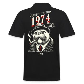 Edition limitée 1974 - Original pour 50 ans - Polo Homme - noir - Dos - Kai (181cm)