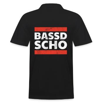 Bassd scho Bayern Brass Bayrisch Bayer - Männer Poloshirt - Schwarz - Hinten - Kai (181cm)