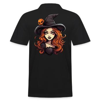 Design d’Halloween effrayant pour la prochaine fête - Polo Homme - noir - Dos - Kai (181cm)