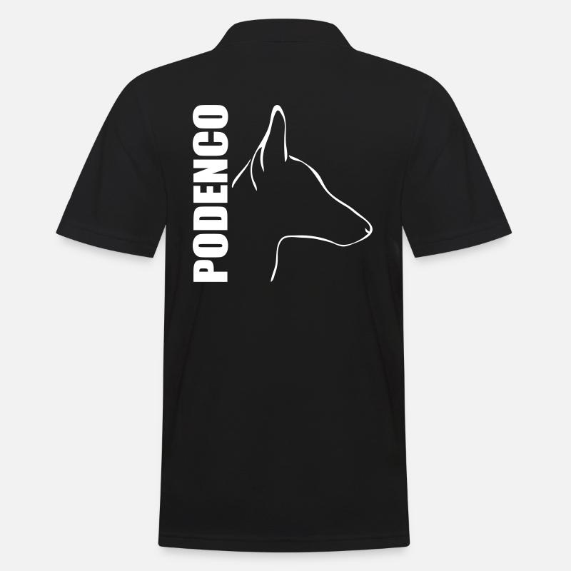 PROFIL PODENCO - Polo Homme - noir