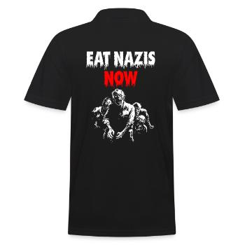 MANGEZ DES NAZIS MAINTENANT - Polo Homme - noir - Dos - Kai (181cm)